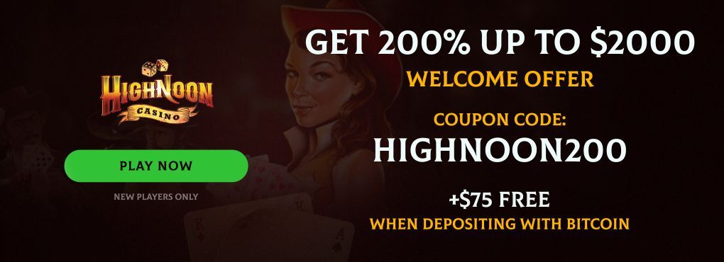 Daily Mobile Casino Bonus at High Noon